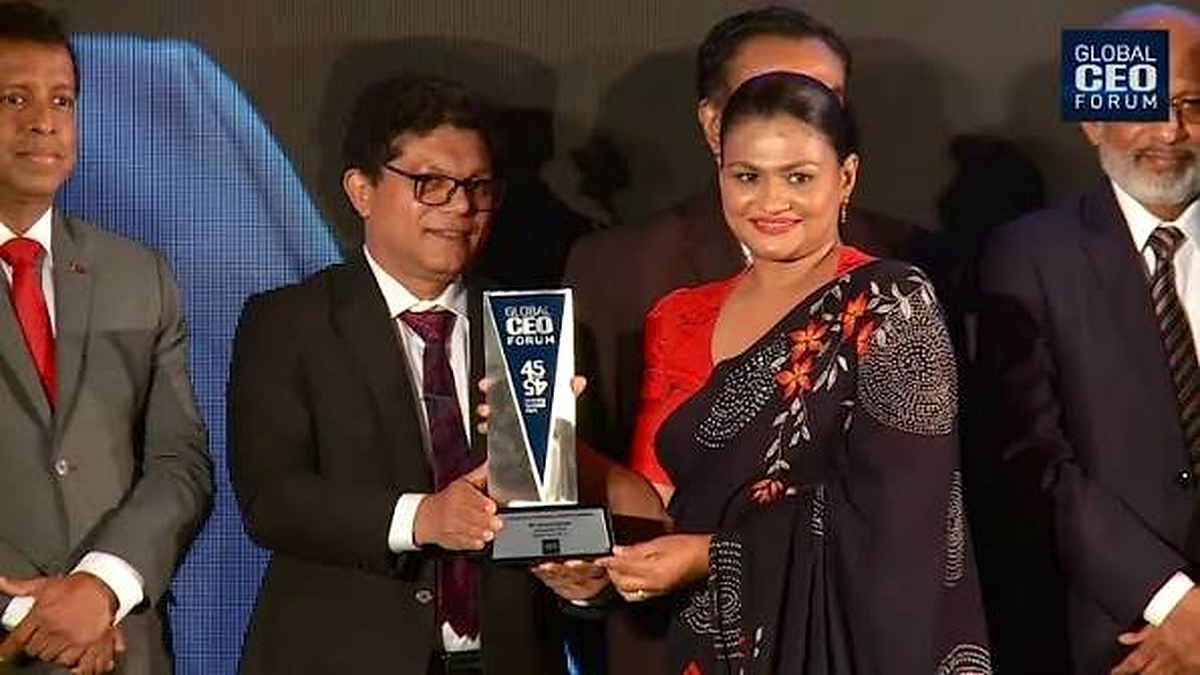 Heshani Kaumadi Honoured with 45 Under 45 Leadership Excellence Award by Global CEO Forum