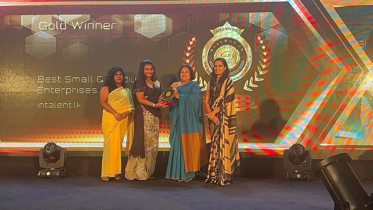 InTalent Asia Wins Gold at BestWeb.lk 2024 for Best Small and Medium Enterprises Website