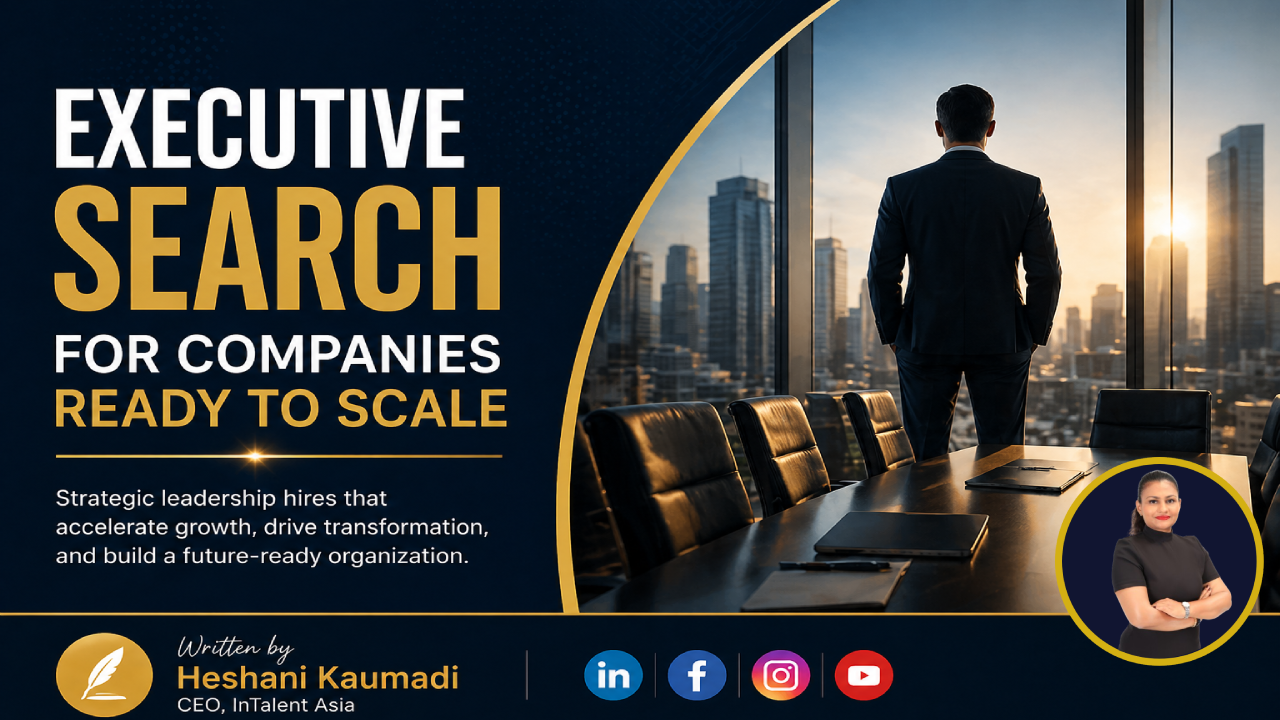 Executive Search Services for Growth Companies -InTalent Asia